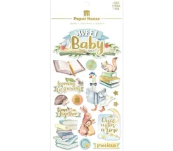 Paper House Product 3-D Stickers – Sweet Baby