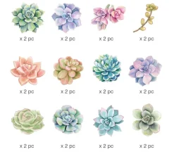 Paper House Productions Die Cut Sticker Pack – Succulents