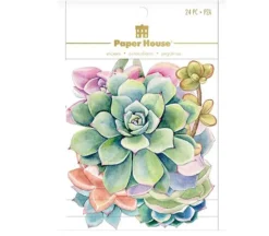 Paper House Productions Die Cut Sticker Pack – Succulents