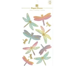 Paper House Scrapbook Stickers – Dragonflies 3D
