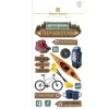 Paper House Scrapbook Stickers – Outdoor Adventure 3D