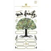 Paper House Scrapbook Stickers – Family Tree 3D