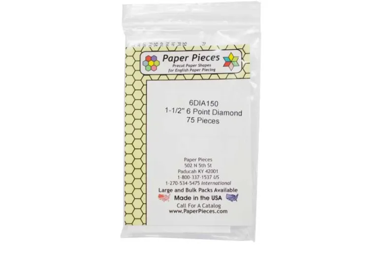 Paper Pieces Hexagons Paper Pieces 1 1/2-inch 50 count