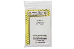 Paper Pieces Hexagons Paper Pieces 3/4-inch 125 count