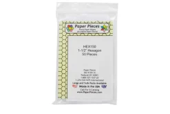 Paper Pieces Hexagons Paper Pieces 3/4-inch 125 count