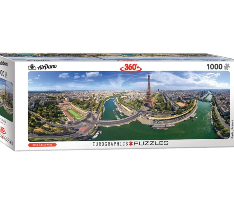 Paris France Panoramic Puzzle – 1000 Piece