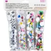 Paste-On Wiggle Eyes – 50mm – 4pc. – Black