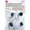 Paste-On Wiggle Eyes – 20mm – 50pc. – Black