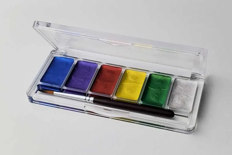 20pc. Interchangeable Paint Brushes with Retractable Handles