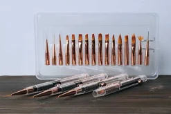 6pc. Pearlized Watercolor Travel Set with Brush