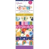 Pebbles Washi Tape – 8pc. – Cool Girl Gold Foil