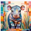 Peek-a-Boo Zoo Baby Zebra Note Card