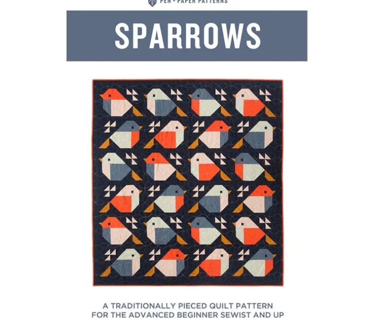 Pen and Paper Designs Sparrows Quilt Pattern