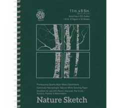 Pentalic Nature Sketch 130# Paper Pad 50/sheets (view sizes)