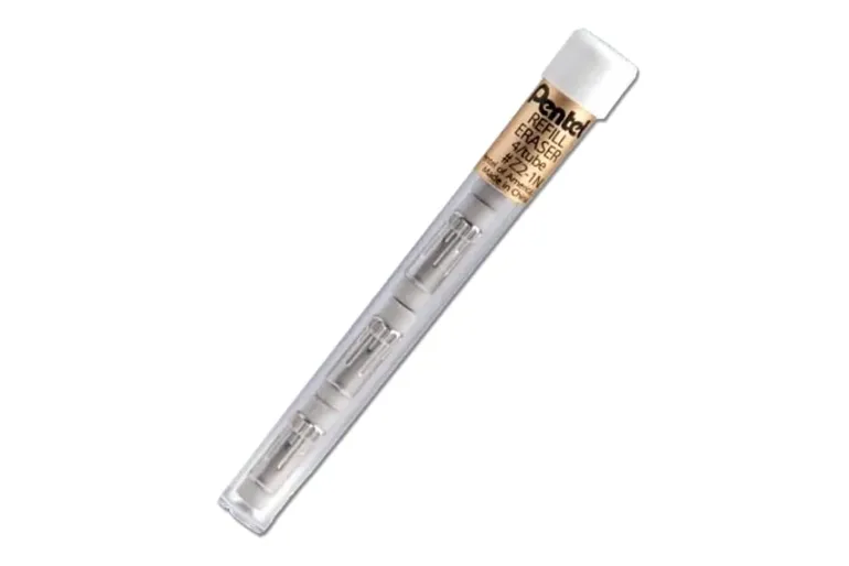 Pentel Eraser Refill for Mechanical Pencils, 4pc