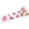 Peony Perfection: Pink Washi Tape