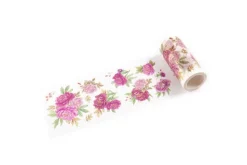 Peony Perfection: Pink Washi Tape