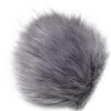 Pepperell Faux Fur Pom With Loop – Gray #FFPALL 043