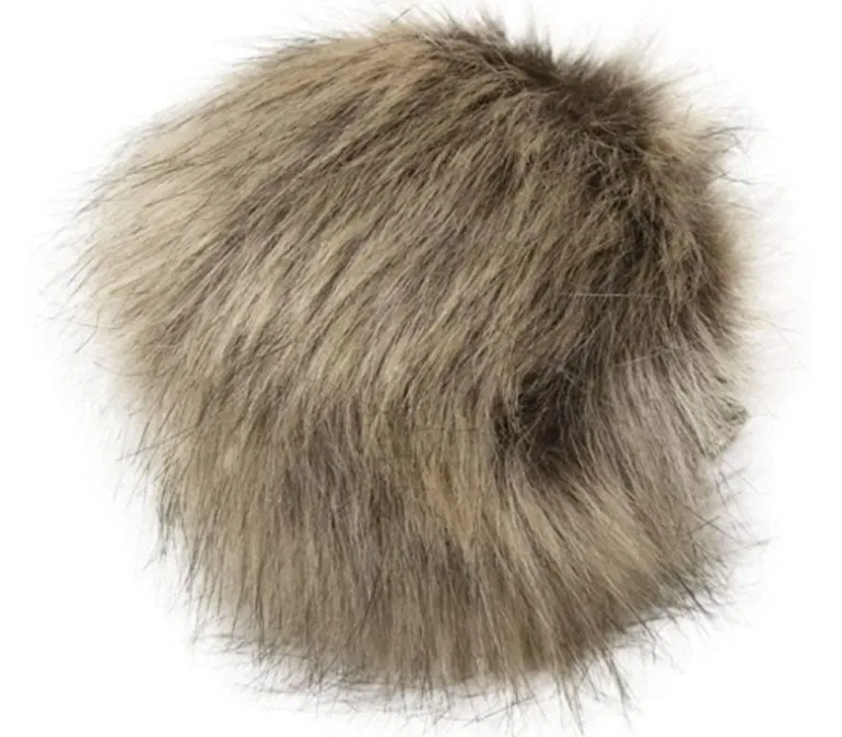 Pepperell Faux Fur Pom with Loop – Shepard