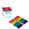 Pepperell Jumbo Colorful Wooden Craft Sticks -300 Piece Box