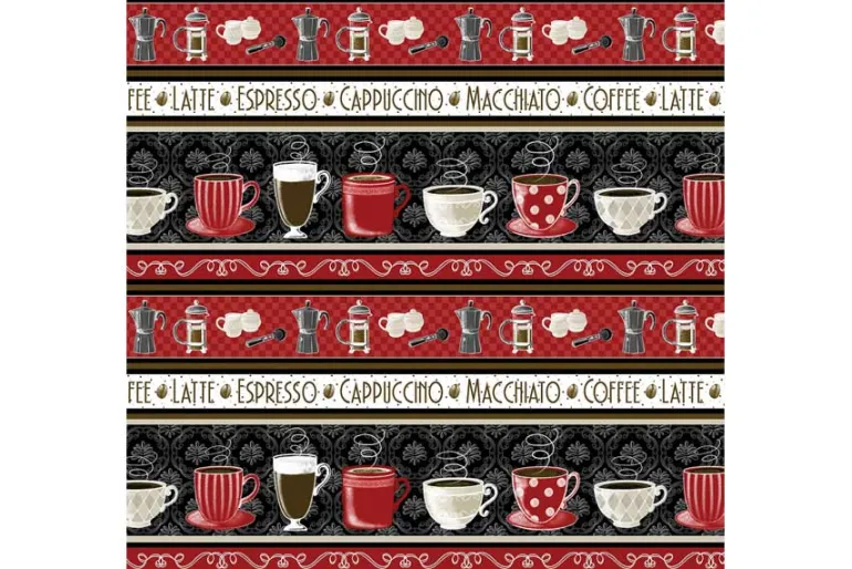 Perfect Brew Cups and Coffee Makers Towel Band