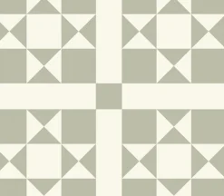 Perfect Points Ohio Star Taupe and White