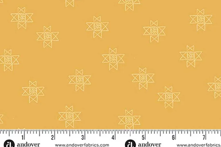 Petal and Stitches Ohio Star in Fandango