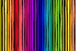 Petal Power Brite Multicolor Stripes
