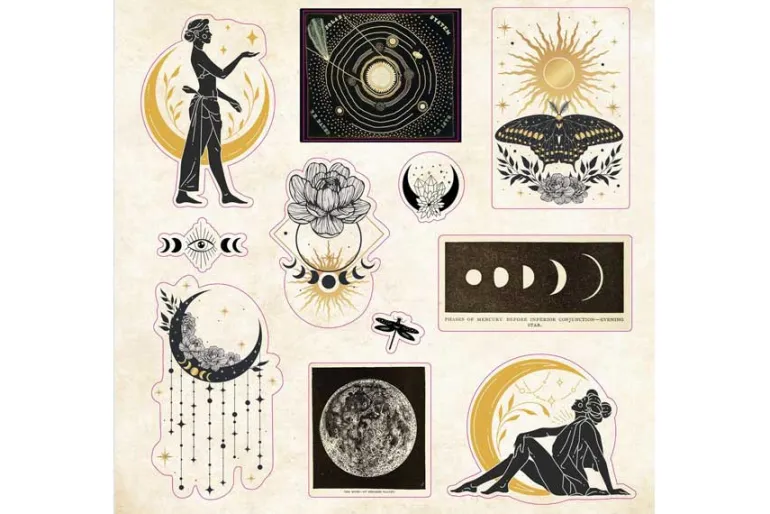 Peter Pauper Sticker Book – Celestial Wonders (over 900 stickers!)