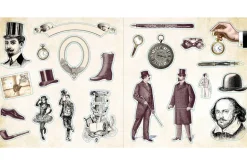 Peter Pauper Sticker Book – Loads of Ephemera! (over 580 stickers!)