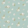Peter Rabbit Cotton Jasmine Floral on Blue