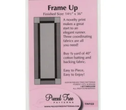 Pieced Tree Patterns Frame up Runner Sewing Pattern