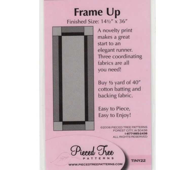 Pieced Tree Patterns Frame up Runner Sewing Pattern
