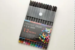 100-Piece Fineliner Color Pen Set – 0.4mm Fine Tips
