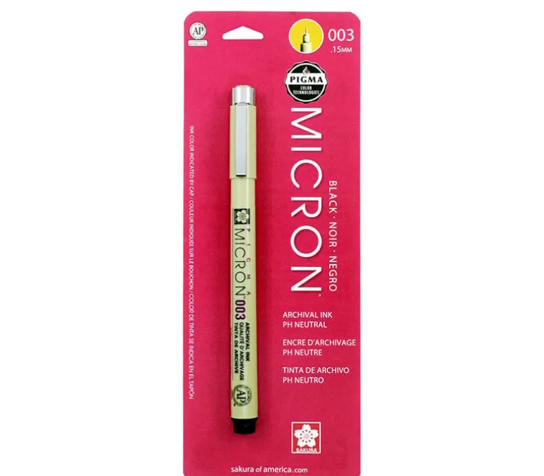 Pigma Micron Pen – .15mm – Black