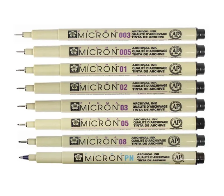 Pigma Micron Pens – 005 (view colors)