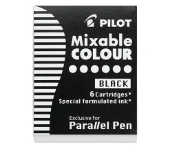 Pilot Parallel Pen Cartridge – Black – 6 Piece