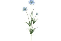 28.25″ Pincushion Flower Spray, Helio Purple