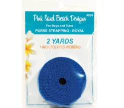 Pink Sands Purple Polypro Webbing 1-inch by 2-yards