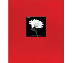 Pioneer Fabric Postbound Album – 8.5-inch x 11-inch – Apple Red
