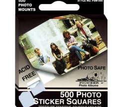 Pioneer Photo Mounting Squares – 500 Pack