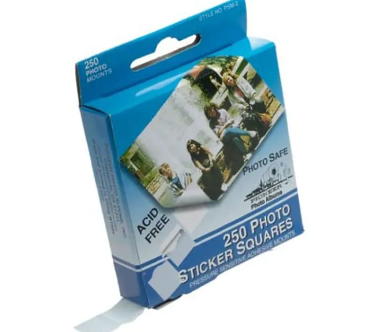 Pioneer Photo Mounting Squares – 250 Pack