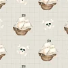 Pirates Ahoy! Skulls on Teal