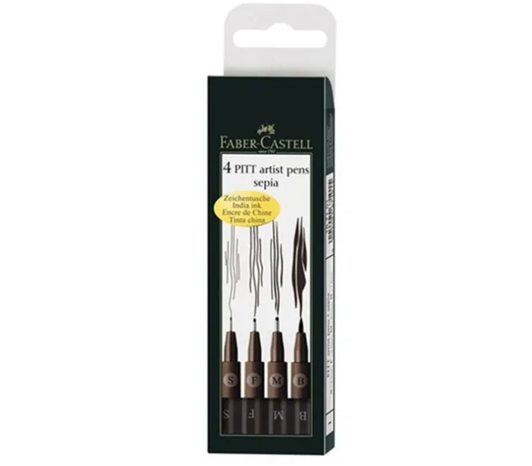 Pitt Artist Pen Set 4 Piece – Black