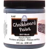 Plaid Folkart Chalkboard Paint – 8-ounce – Black