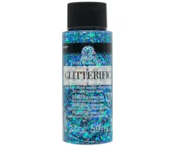 Plaid Folkart Glitterific Paint – 2-ounce – Tropical