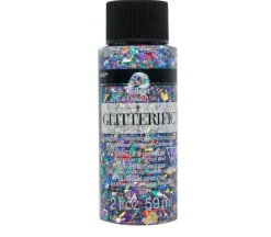 Plaid Folkart Glitterific Paint – 2-ounce – Kaleidoscope