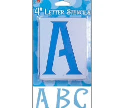 Plaid Stencil Paper Letter – Upper Case – 4-inch – Genie