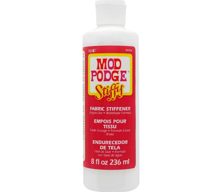 Plaid Stiffy Fabric Stiffener – 8-ounce