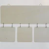 Plaque Board with 3 Hanging Squares